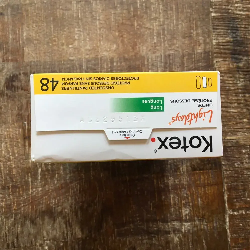 Kotex lightdays liners